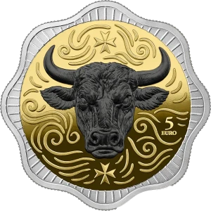 2025 1 oz Malta Maltese Ox BU High Relief Silver Coin (2)