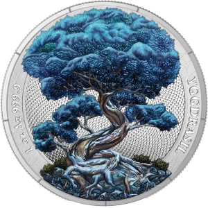2025 1 oz Mythical Forest: Yggdrasil Winter Silver Coin (2)