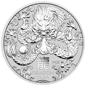 2024 5oz Australian Perth Mint Silver Lunar II: Year of the Dragon (2)
