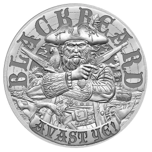 1 oz Blackbeard - Silver Round (2)