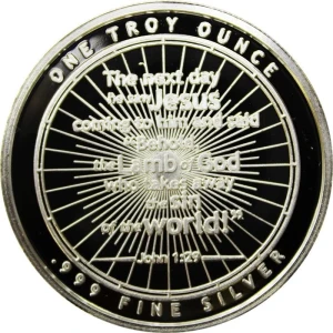 1 oz Silver Round Lamb of God (4)
