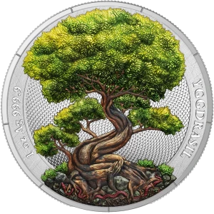 2025 1 oz Mythical Forest: Yggdrasil Summer Silver Coin (2)