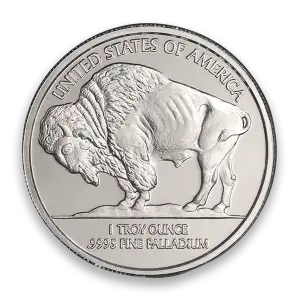 1oz Johnson Matthey / Stillwater Palladium Round