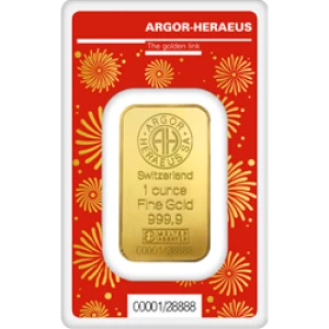 2024 1 oz Argor-Heraeus Gold Bar - Year of the Dragon (2)