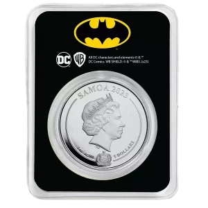 2023 Samoa 1 oz Silver DC Comics Batman Colorized with TEP (2)
