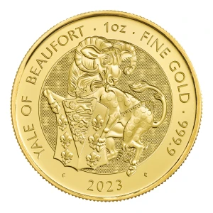 2023 1oz The Royal Tudor Beast Yale Of Beaufort Gold (2)