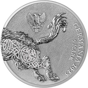 2025 1 oz Germania Beasts - Gullinbursti Silver Coin (2)