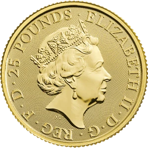2019 1/4oz Britain Queen's Beast: The Falcon of the Plantagenets (2)
