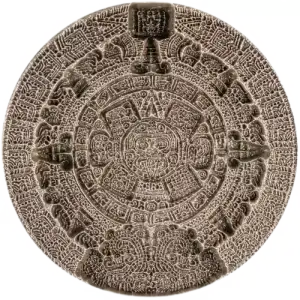2 oz Silver Aztec Sun Stone Stacker Round (In Capsule) (2)
