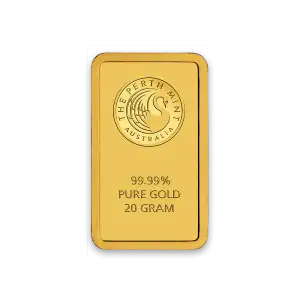 20 g Gold  Perth Mint Gold Bar (2)