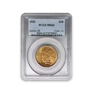 Indian $10 (1907 - 1933) - PCGS - MS62