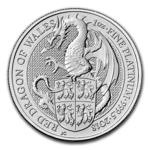 2018 Great Britain 1 oz Platinum Queen's Beasts (2)